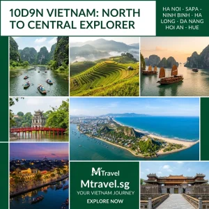 10D9N HA NOI - SAPA - NINH BINH - HA LONG - DA NANG - HOI AN - HUE