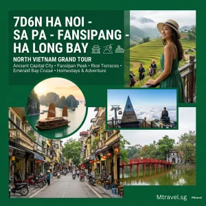 7D6N HA NOI - SA PA - FANSIPANG - HA LONG BAY